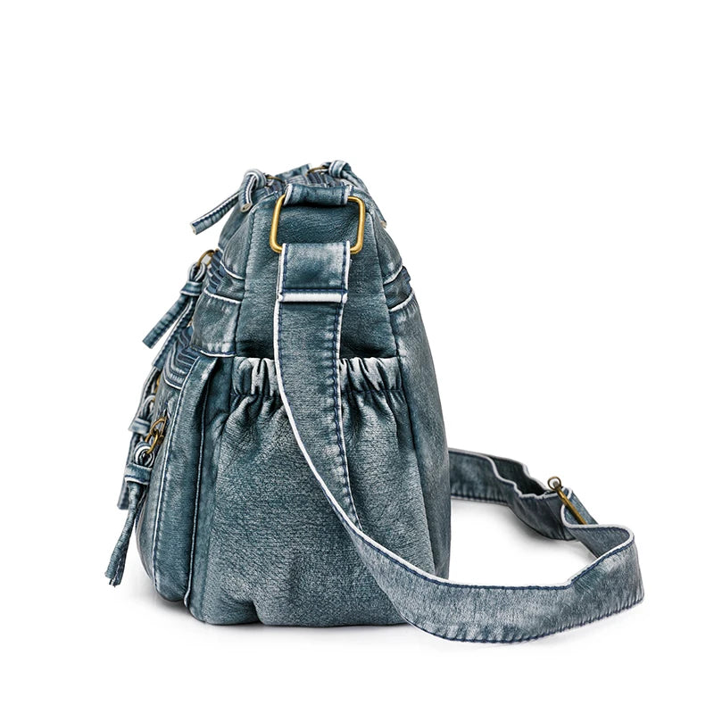 Sac à Main Femme Vintage – Tote Bandoulière en Similicuir Grande Capacité