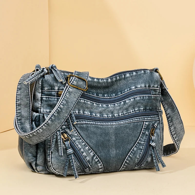 Sac à Main Femme Vintage – Tote Bandoulière en Similicuir Grande Capacité