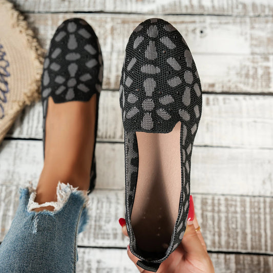 Women’s Pattern Flat Shoes – Comfortable Designer Footwear