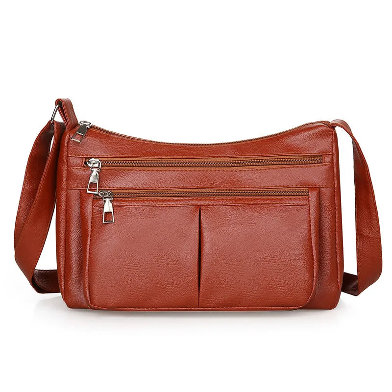 Sac à Main Femme en Cuir Souple – Sac de Luxe Coréen 2025